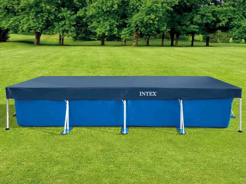 Bâche de protection Frame rectangulaire Intex 28039 - 450x200 cm