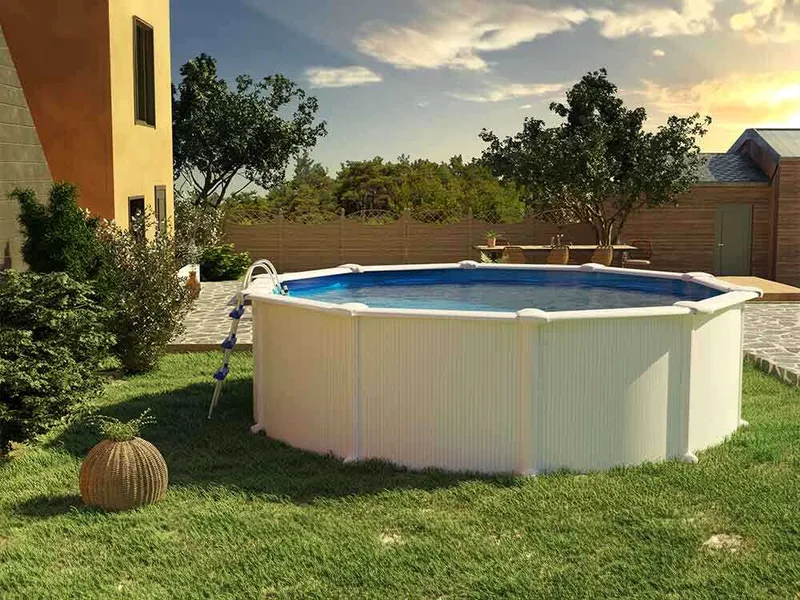 Gre Fidji Ronde Ø460 x 120 cm - Piscine hors-sol en acier