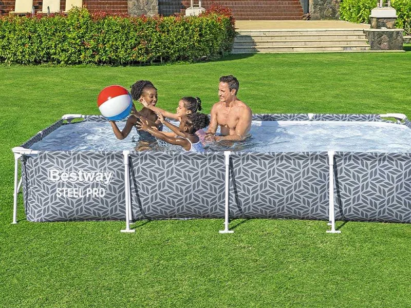 Bestway Steel Pro 561FV - 366x201x66 cm - Piscine hors-sol pour 5-6 personnes