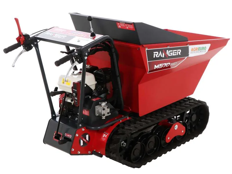 Brouette motorisée à chenilles dumper Ranger M570 HD-E - Moteur Honda GX200 - Démarrage électrique