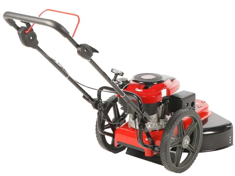 GeoTech DG 58 F - Débroussailleuse manuelle à roues à essence 4 temps