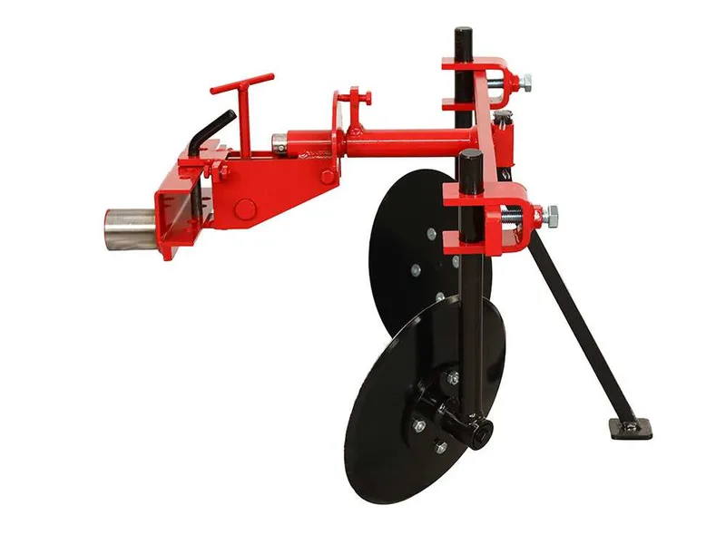 Butteur à disques AS2-5D avec attache rapide réglable et barre porte-outils - Pour motoculteurs de 6 à 10 CV