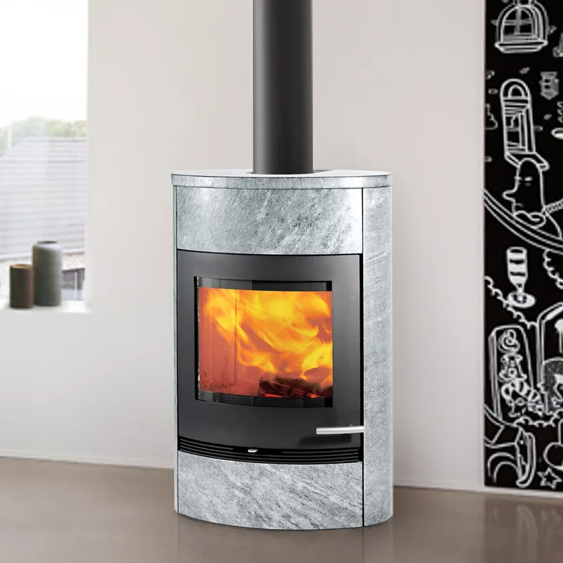 TermaTech TT22HST Poêle à bois Acier Noir