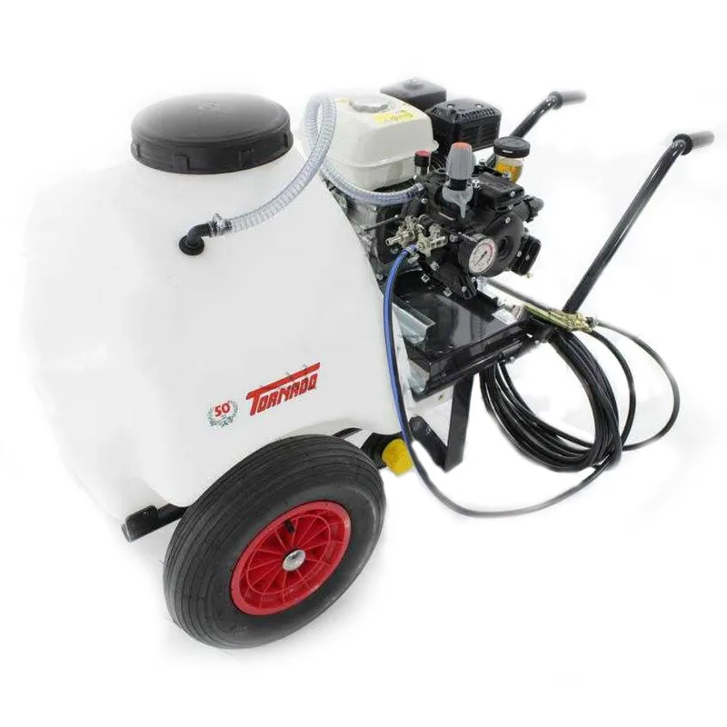 Groupe motopompe de pulvérisation Comet APS 41 - Honda GP 160 et chariot avec cuve 120 L avec crochet