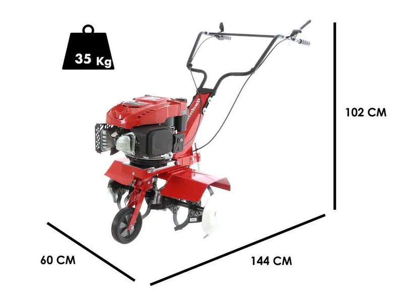 Einhell GC-MT 2560 LD - Motobineuse à essence 5 CV - moteur 150 cm3