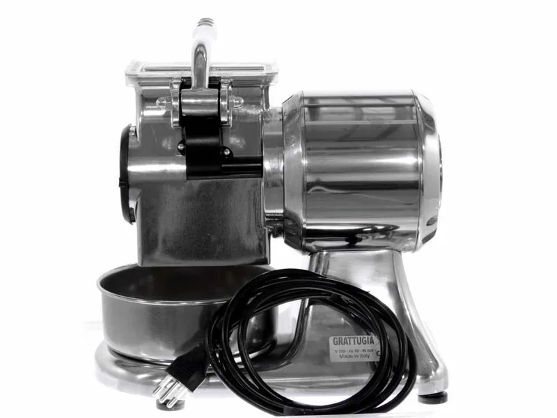 New O.M.R.A. OM-3000-AL - Râpe à fromage électrique de table - en aluminium moulé sous pression - 260W