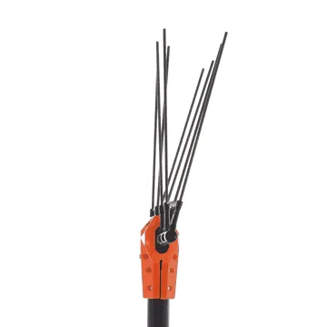 Jolly Italia V50X - Peigne vibreur électrique à batterie - 12V - Perche fixe de 2,3 mt et rallonge Step-Up