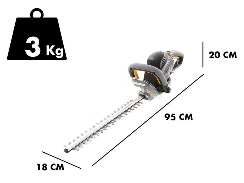 Alpina AHT 500 E - Taille-haie électrique avec lame de 50 cm - 500W