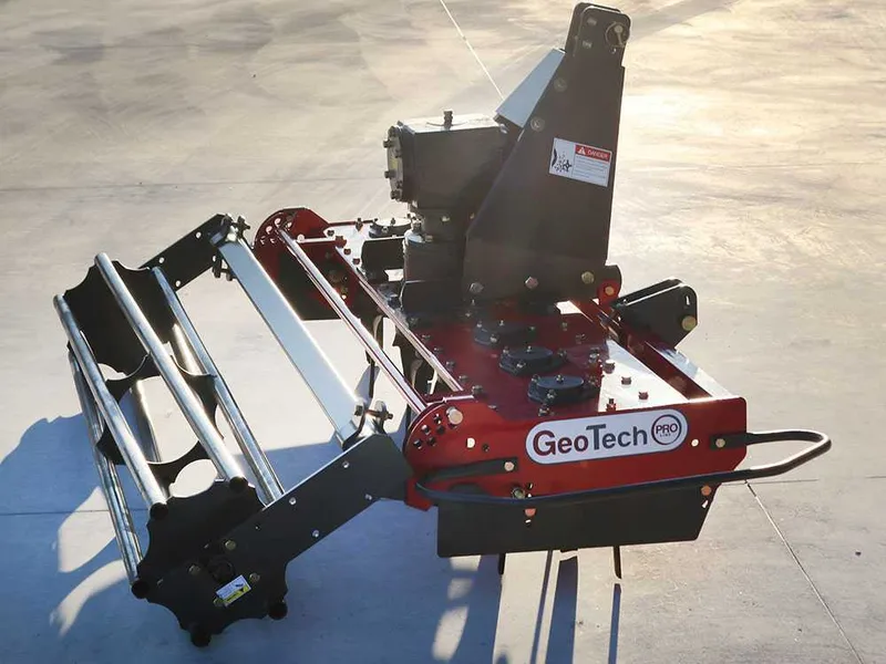 Herse rotative GeoTech Pro ER 170 - largeur de travail 170 cm -16 lames - Série légère