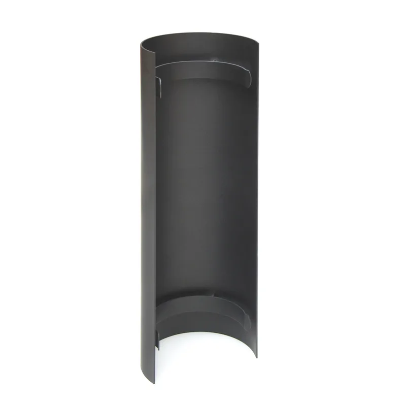 Raik Basic Écran thermique 120mm gris fonte Tuyau de fumée L: 460mm pour Tuyau de fumée / Conduit de fumée