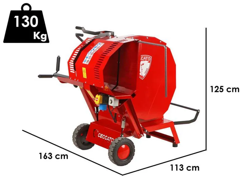 Ceccato Olindo SGTMONO - Scie à bûches circulaire sur chevalet - 230V