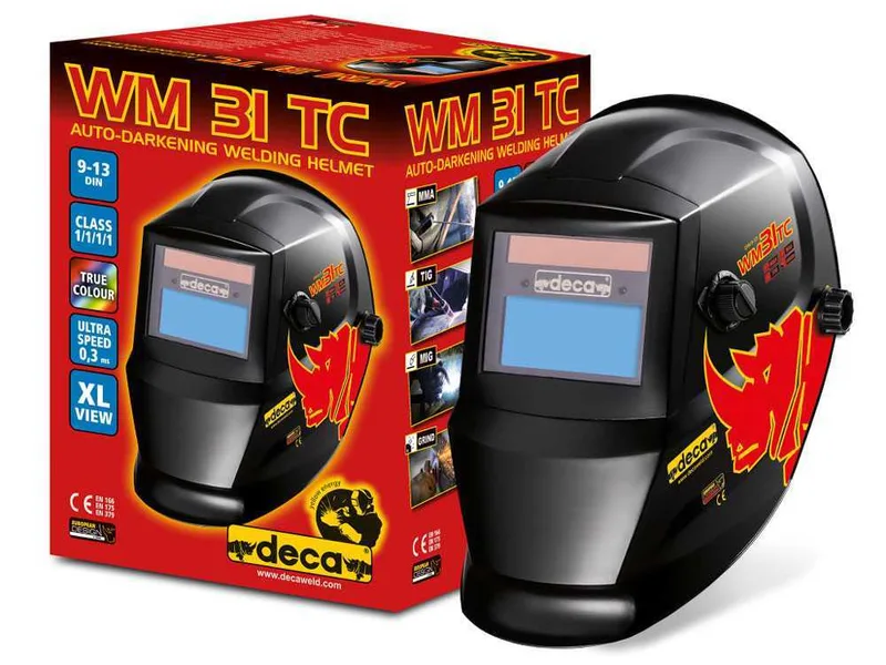 Masque professionnel Deca - casque pour soudure WM31TC LCD DIN 9>13