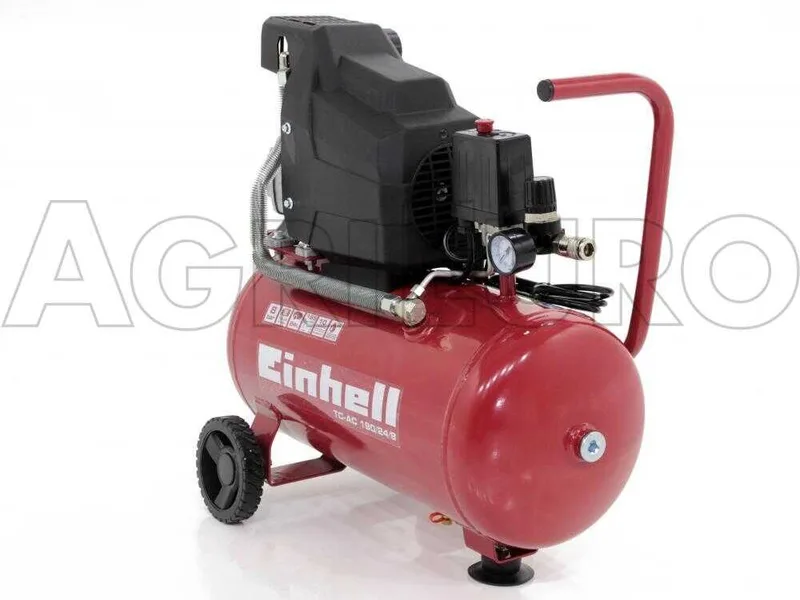 Einhell TC-AC 190/24/8 - Compresseur d'air électrique sur chariot - Moteur 2 CV - 24 L