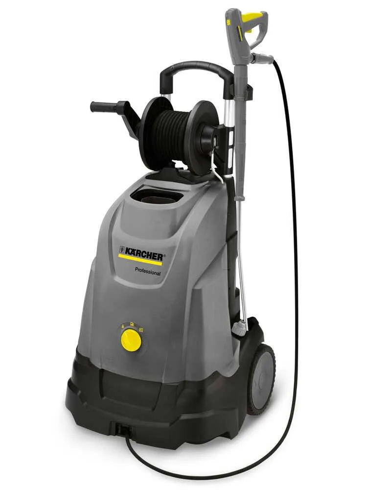 Nettoyeur haute pression à eau chaude Karcher Pro HDS 5/15 UX - pompe en laiton - enrouleur - monophasé