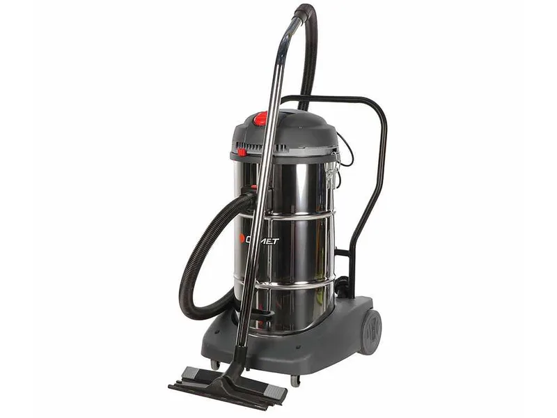 Comet CVP 365 XB - Aspirateur multifonctions - 65 L - Bidon en acier - Poussières et liquides - Inox - Cuve amovible