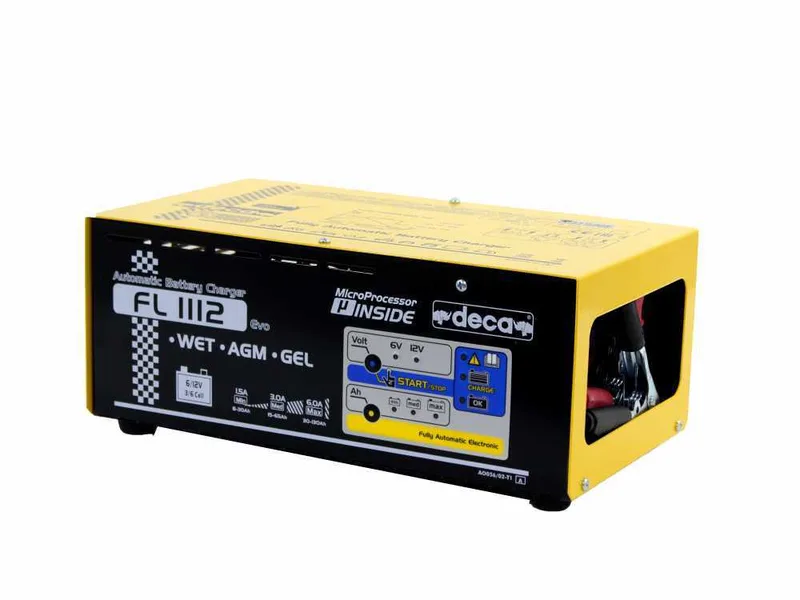 Deca FL 1112 - Chargeur de voiture et moto - électronique - monophasé - pour batteries 6-12V