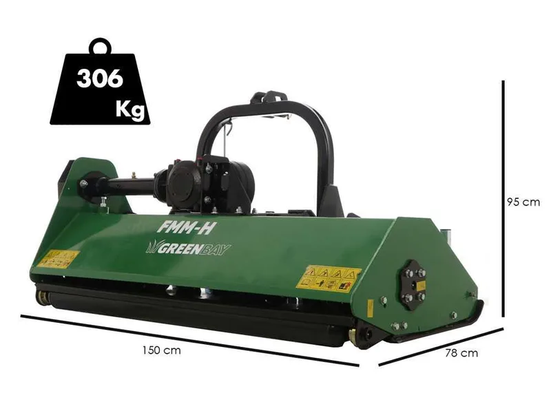 Greenbay FMM 175 - Broyeur agricole pour tracteur - Série médium