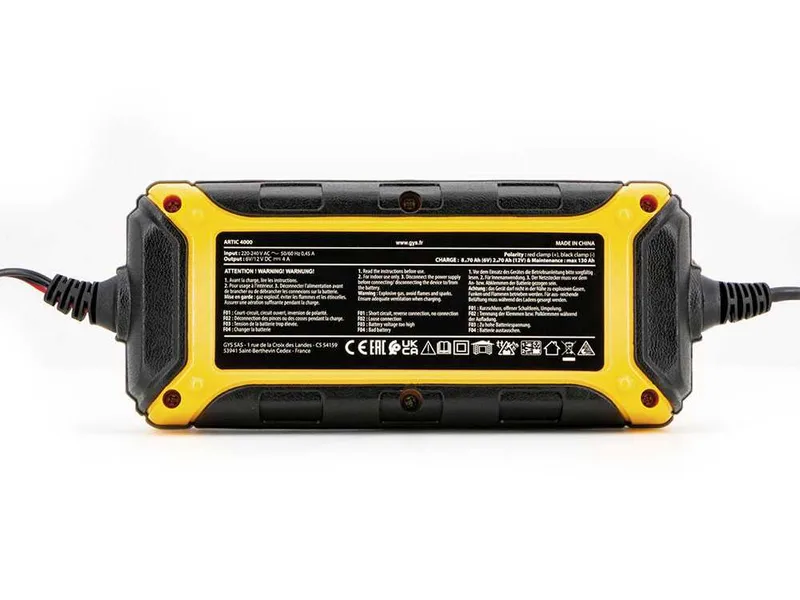 GYS Artic 4000 - Chargeur d'entretien automatique - Batteries 6 - 12 V