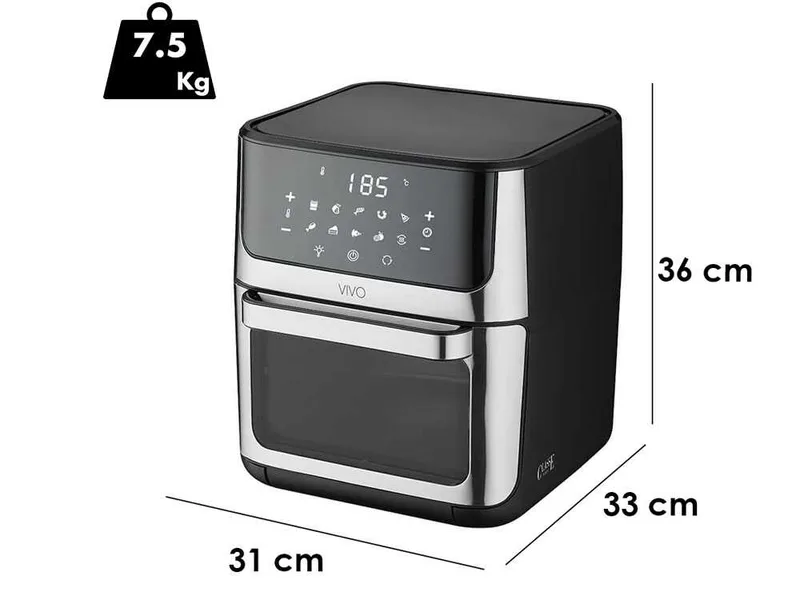 Classe VIVO Air Fryer 12 l - Friteuse sans huile digitale