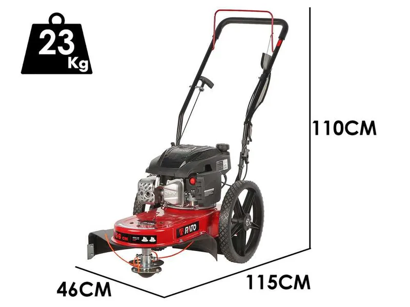 Rato Multipower RCV2.8-22Q-A - Débroussailleuse sur roues à essence - 4 temps à poussée manuelle