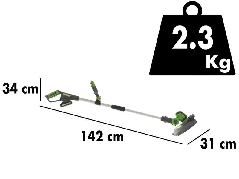 VERDEMAX TR20 - Coupe-bordure à batterie - 20 V 2Ah