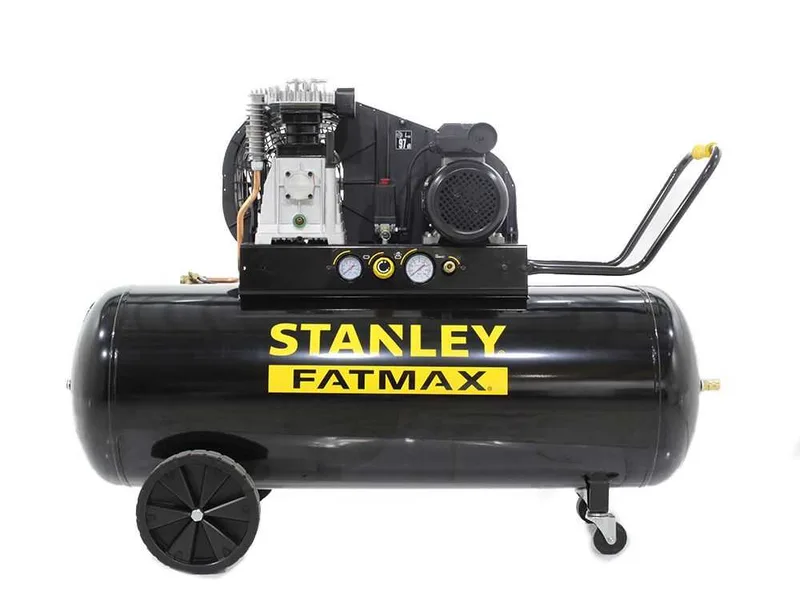 Stanley Fatmax B 400/10/200 - Compresseur d'air électrique monophasé à courroie - Moteur 3 CV - 200 L