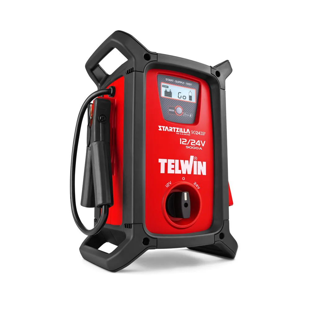 Telwin STARTZILLA 9024 XT - Démarreur, alimentation et testeur électronique - 12/24 V