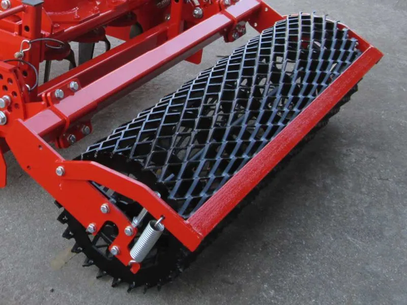 Herse rotative RH230 - largeur de travail 230 cm - 22 lames série médium - Rouleau à treillis