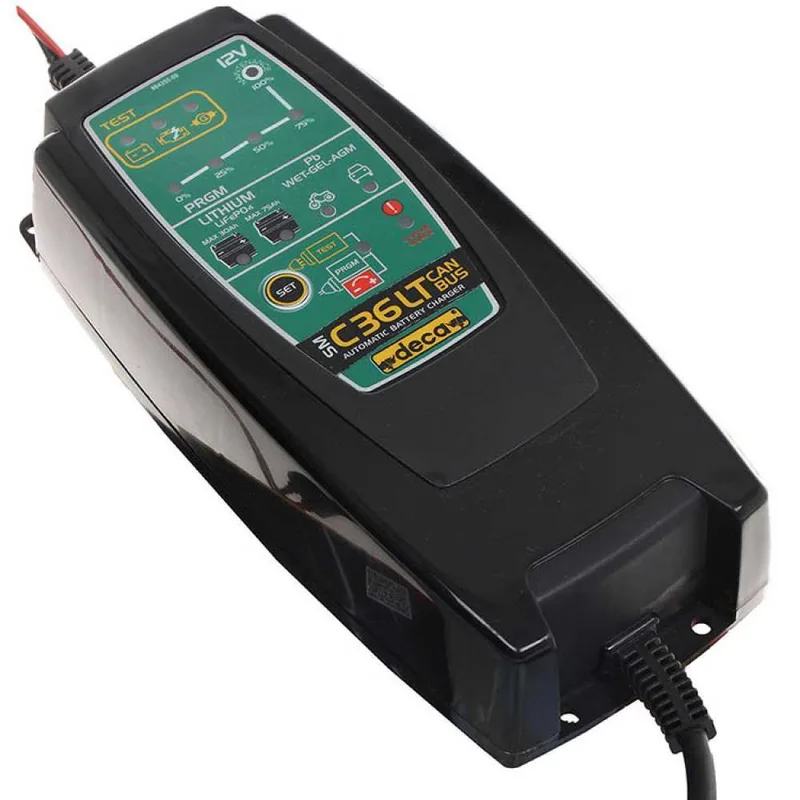 Chargeur de batterie automatique et mainteneur de charge deca sm C36LT canbus - batteries jusqu'à 75Ah