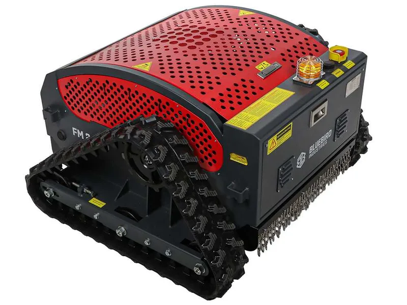 Blue Bird FM 24-65 - Robot de débroussaillage à chenilles hybride (thermique + batterie) - Radiocommandé