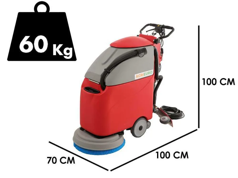 Autolaveuse électrique U.T. LP-450-E - 3 en 1 : lave, sèche et aspire