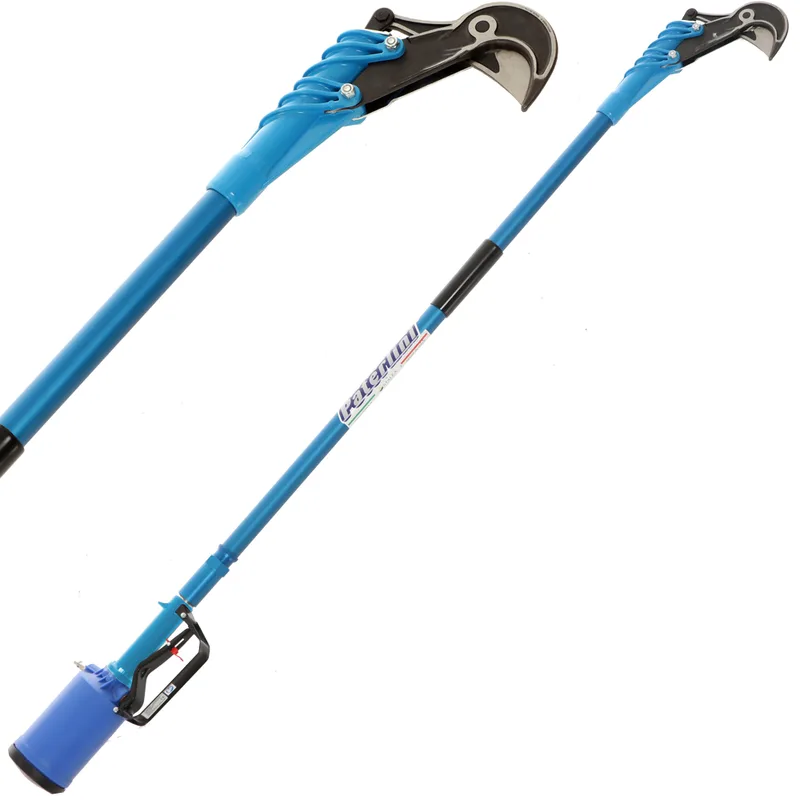 Sécateur pneumatique de taille Paterlini Ara 8/U - perche fixe de 1.0 mètre - à air comprimé