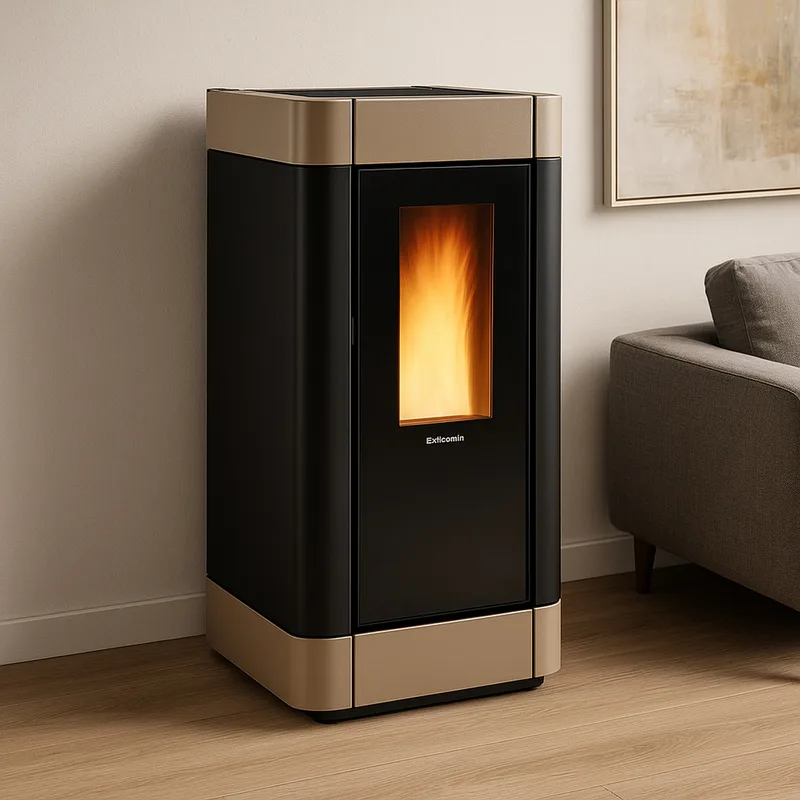 Extraflame sinfony - Taupe poêle à granulés evolution line