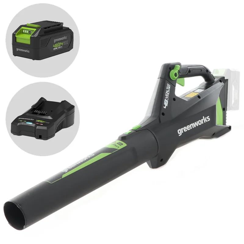 Greenworks G48AB - Souffleur axial à batterie 48 V 2 Ah