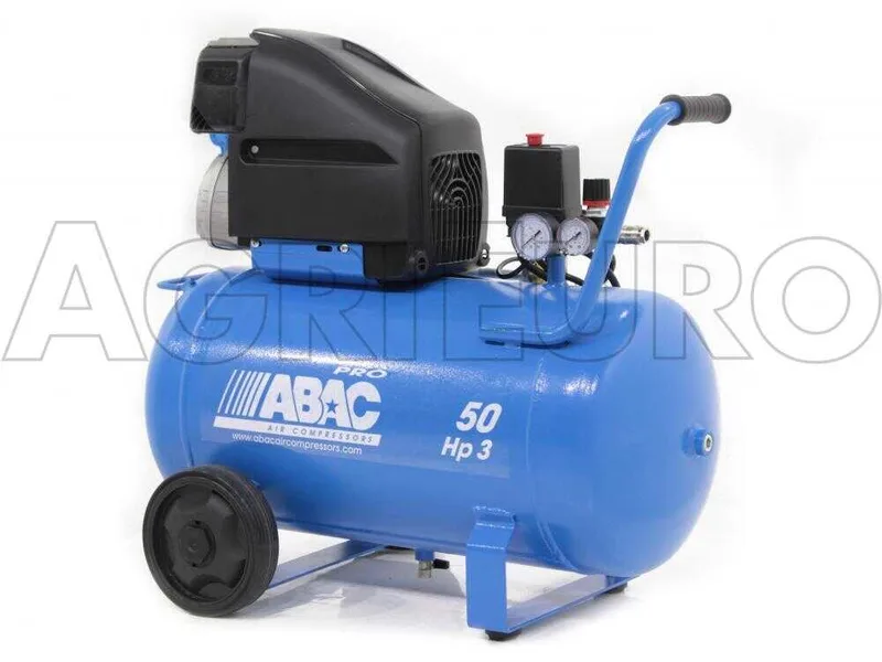 ABAC Montecarlo L30P - Compresseur d'air électrique monophasé - Moteur 3 CV - 50 L