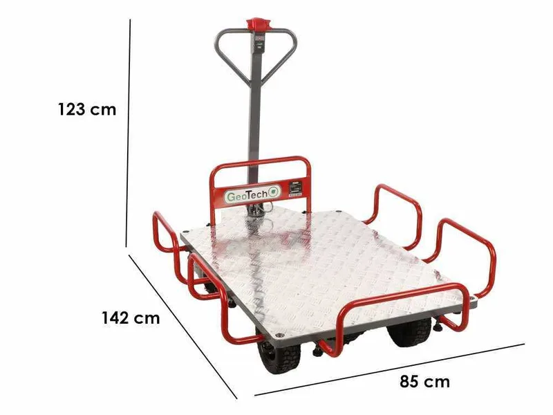 GeoTech E-Truck 400 - Chariot électrique à batterie 40V 6Ah