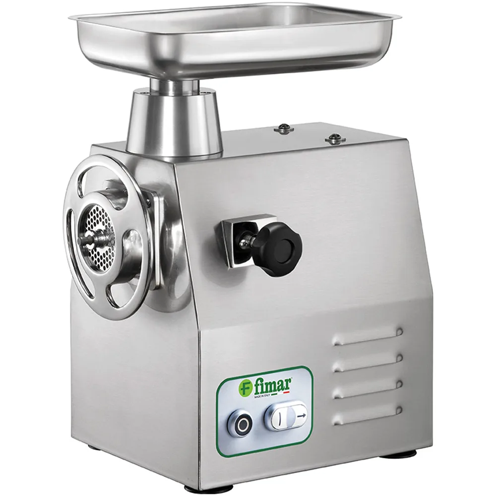 Fimar 22RS - Hachoir à viande électrique - 230 V - 1,5 CV - Groupe de hachage en INOX - Avec inverseur de marche