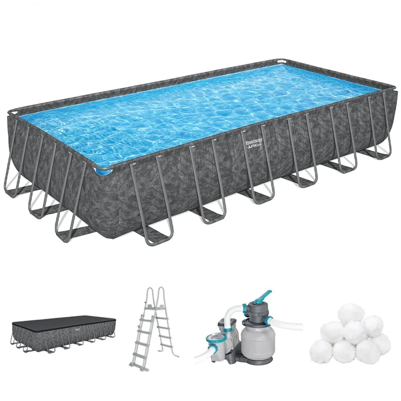Bestway APX 365 561KG - 732x366x132 cm - Piscine hors-sol pour 11-15 personnes