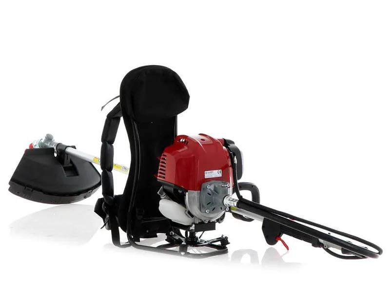 EuroMech ZHO 50C - Débroussailleuse à dos à essence 4 temps - Moteur Honda GX50