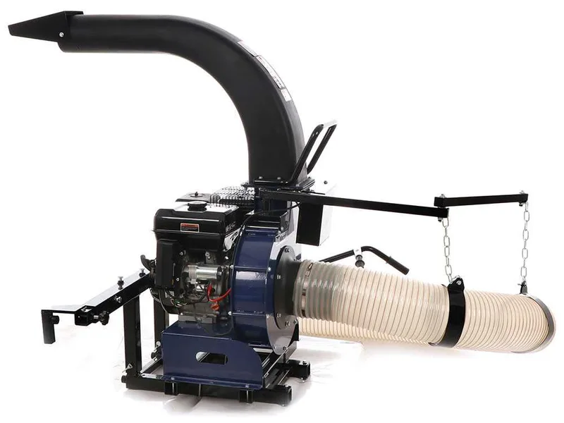 BullMach Filla RE - Aspirateur à feuilles thermique sur remorque - Rato 7 CV