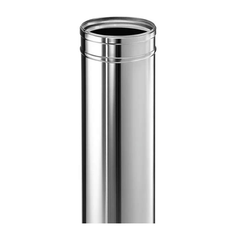 Schiedel ICS élément de tuyau 1000 mm Ø130 double paroi brillant