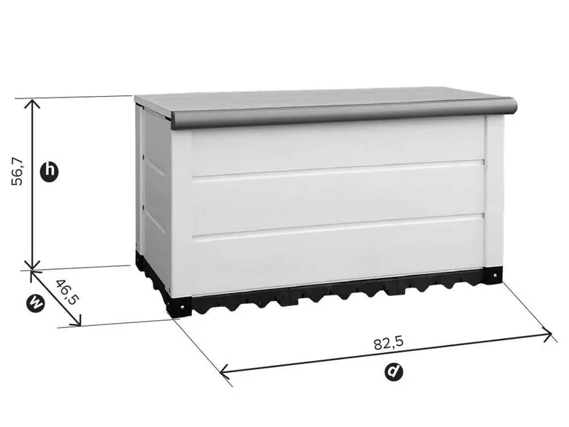 Garofalo Urban 150 - Coffre à outils - 82,5 x 46,5 x 56 cm