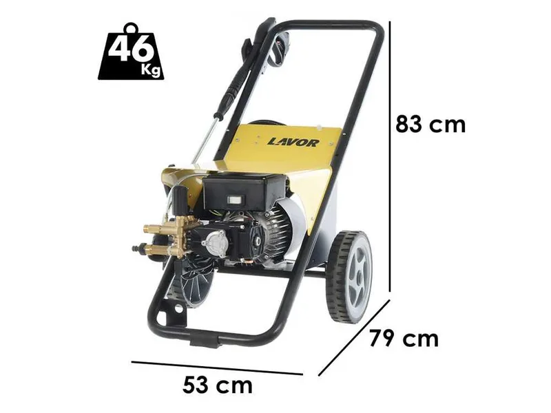 Lavor Columbia R 1211 GL - Nettoyeur haute pression à eau froide - 150 bar - 660 l/h - Pompe professionnelle 1450 RPM