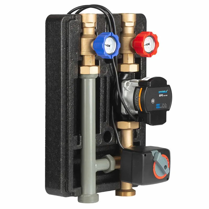 Groupe de pompes de chauffage Hydra GPO S DN25 mixte avec servomoteur