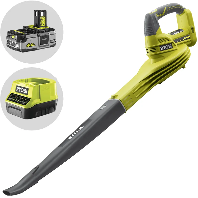 Ryobi RBL1820S40F - Souffleur de feuilles à batterie 18V 4Ah