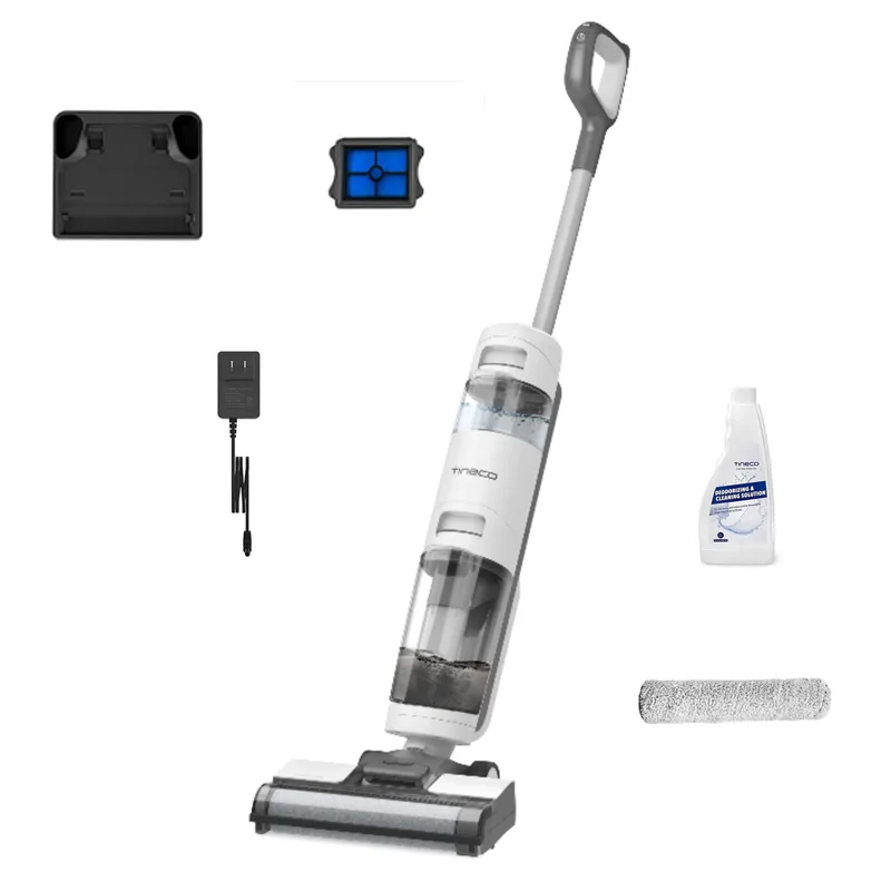 Tineco iFloor Breeze - Nettoyeur de sols à batterie - 3 en 1 : lave, sèche et aspire