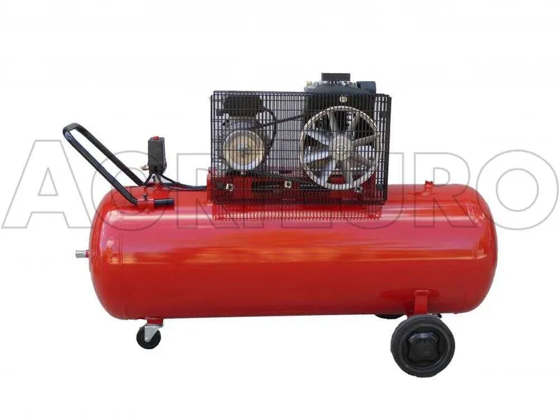 Fini Advanced MK 103-200-3M - Compresseur d'air électrique monophasé à courroie - Moteur 3 CV - 200 L