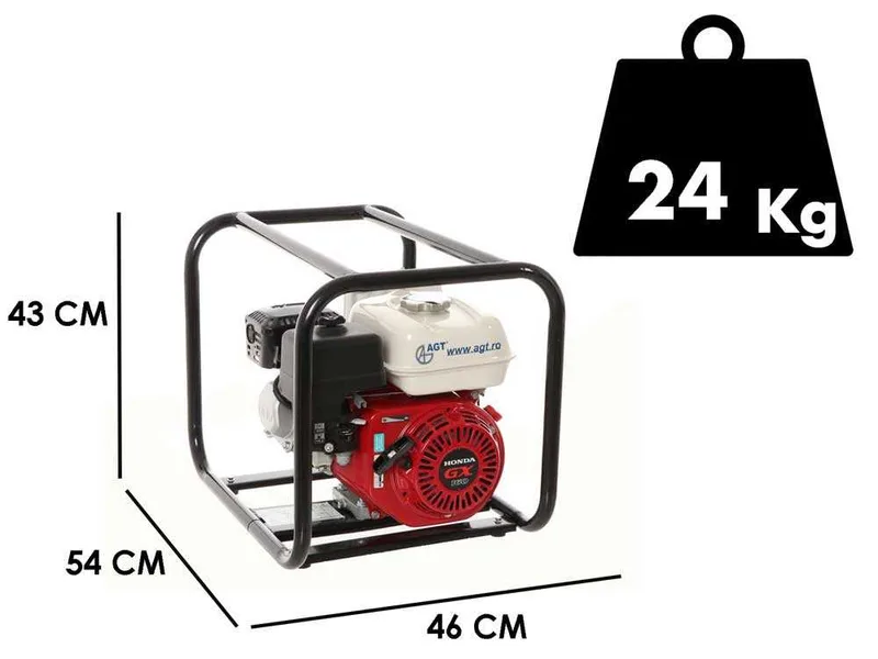 Motopompe d'irrigation thermique AGT 2" GX160 - raccords de 50 mm
