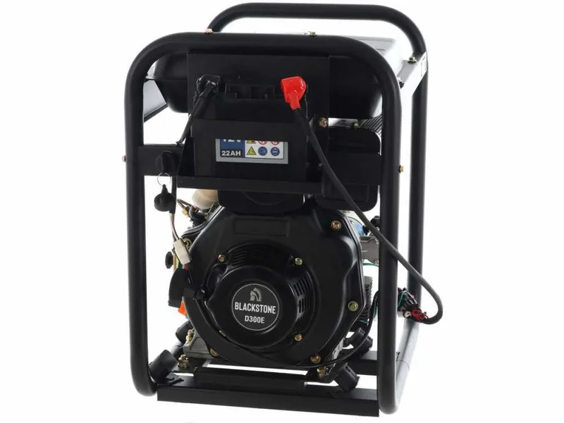 Motopompe diesel Blackstone BD-T 8000ES pour eaux sales avec raccords 80 mm - Euro 5