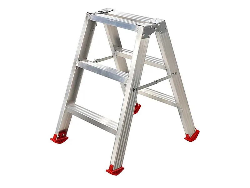 Escabeau double en aluminium 1031, 2x3 marches, 0,72 m